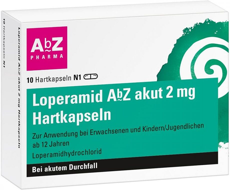 Loperamid Abz akut 2 mg Hartkapseln 10stk
