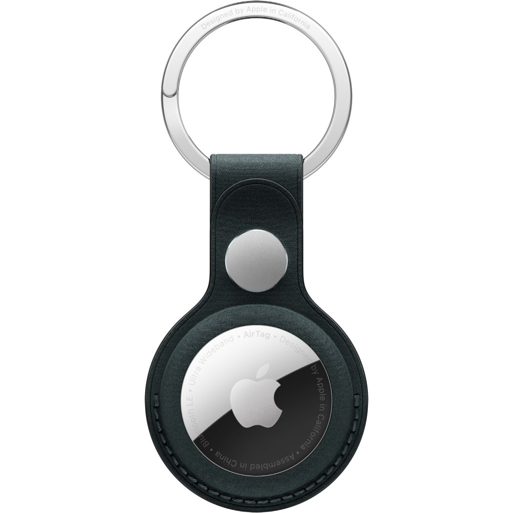 Apple AirTag FineWoven Sleutelhanger - Donkergroen