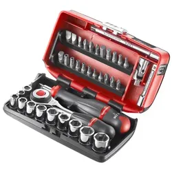 Steckschlüssel-Set 1/4" 6-Kant, 38-teilig R.360NANO-U1