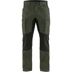 Service Arbeitshose "1459" - D100 - armygrün/schwarz