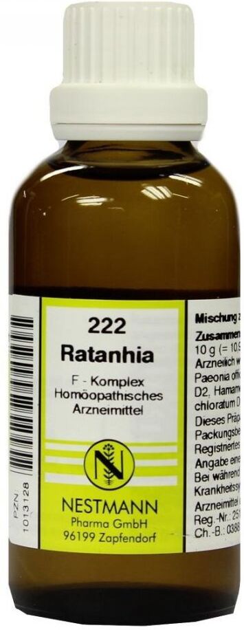 NESTMANN Ratanhia F Komplex Nummer 222 Dilution