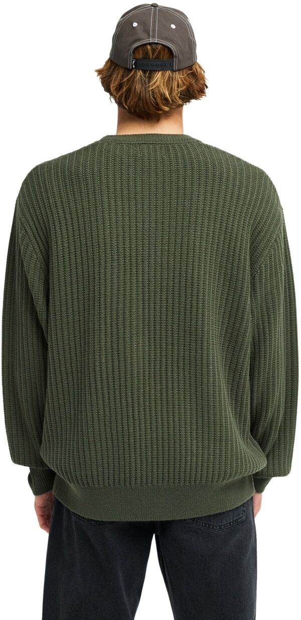Strickpullover BILLABONG "Arch", Herren, Gr. S, grün (riffle grün), Obermaterial: 100% Modacryl., Pullover Strickpullover
