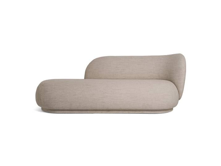 Ferm Living Rico divan Chaiselongue bouclé rechts Bouclé sand
