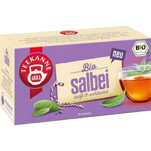 Teekanne Tee Salbei, BIO, Kräutertee, 27 g, 18 Beutel