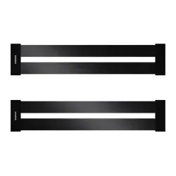 Design Abtropfgitter (629738S) Aluminium / brushed black metalic (schwarz)  Abtropfgitter in Brushed Black Metalic optimal geeignet für Auflage und flächenbündige Spülen.