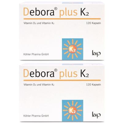 Debora plus K2 Kapseln 2x 2x120 St