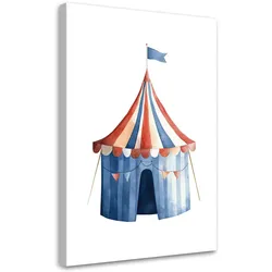 LEINWANDBILD Lein Bunter Zirkus 80x120cm