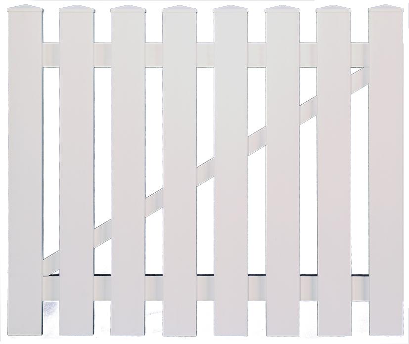 TETZNERJENT LIGHTLINE KS-Vorgartentor weiß 100 x 80 cm, inkl. Beschlag 08428742
