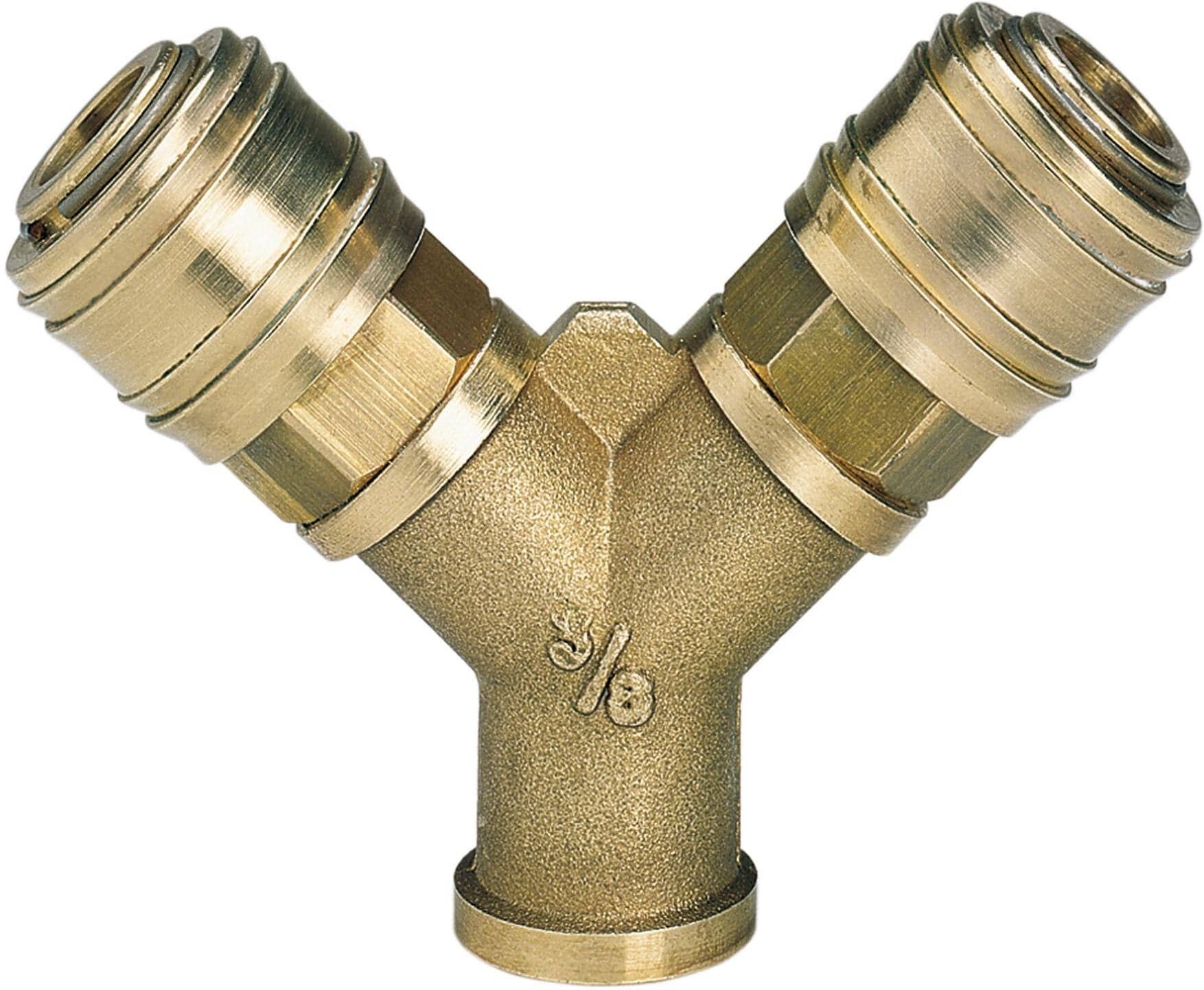 Y-Stück EINHELL "Einhell Y-Verteiler R 3/8" IG", weiß, neutral, L:0cm, Schlauchverbinder, Y-Stück weiß, neutral Einheitsgröße