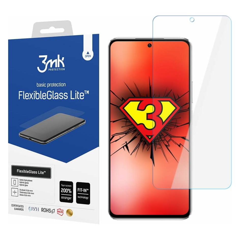 3MK FlexibleGlass Lite Huawei Nova 10 SE Szklo Hybrydowe Lite (1 Stk., Huawei Nova 10 SE) (5903108493895)