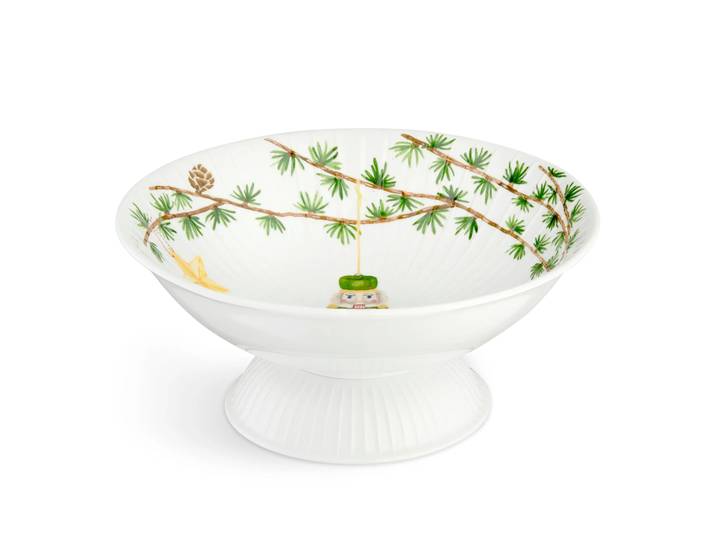 Kähler Bol de Noël sur pied Hammershøi Ø23cm Blanc