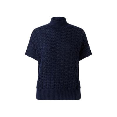 Pullunder MAERZ MUENCHEN "Maerz Muenchen 308600 Strickpullunder Damen Bekleidung", Damen, Gr. 40, blau, 70% Wolle, 30% Alpaka, Pullover Pullunder