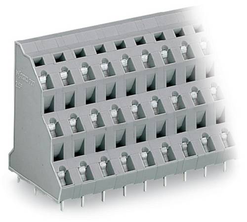 WAGO 737-508 Dreistockklemme 2.50mm² Polzahl 24 Grau 16St.