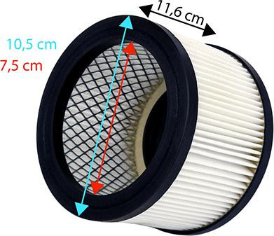 Adler AD 7040.1 Stofzuiger Filter voor AD 7040