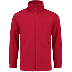 Fleecejacke "301002" Casual - 5XL - red