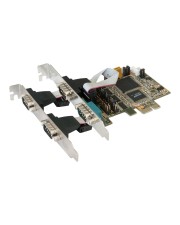 Exsys PCI-EXPRESS Karte 4xSERIELL RS-232 PCI-Express PCIe 4S Serial Plug & Play 87.43 x 66.67mm 600g (EX-44064)