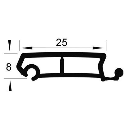 Rehau Rollladen Profilstäbe Metallic-Line 25 mm (786065-003)