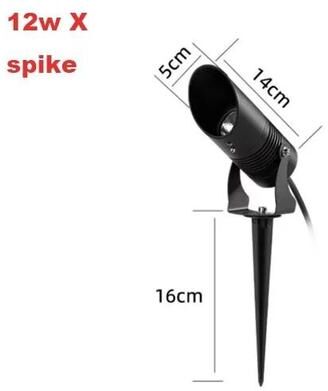 Uplift Essentials Outdoor Waterproof LED Garden Spotlights 12w Base X dc24v nature White 4000k