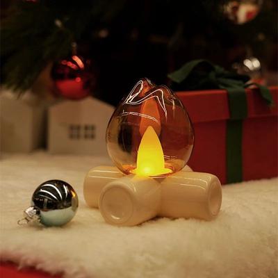 Uplift Treasures LED Flame Effect Mood Light Bulb warm Light