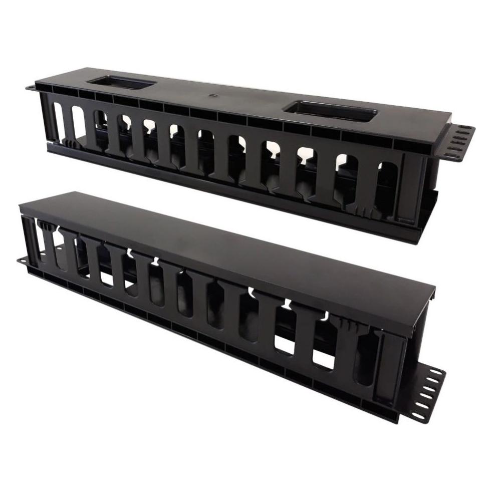 Techly I-CASE CABLE-FR2 Rack Zubehör Kabelmanagementtafel (I-CASE CABLE-FR2)