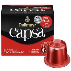 Dallmayr 39er-Pack Kaffeekapseln Capsa Espresso Decaffeinato 218 g braun