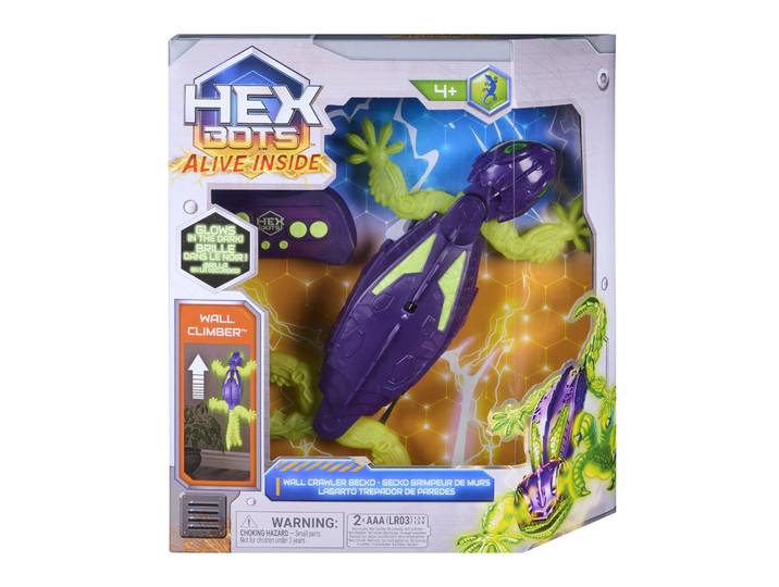 Hex Bots Wandflitzer Gecko Glow-in-the-Dark mit Fernbedienung
