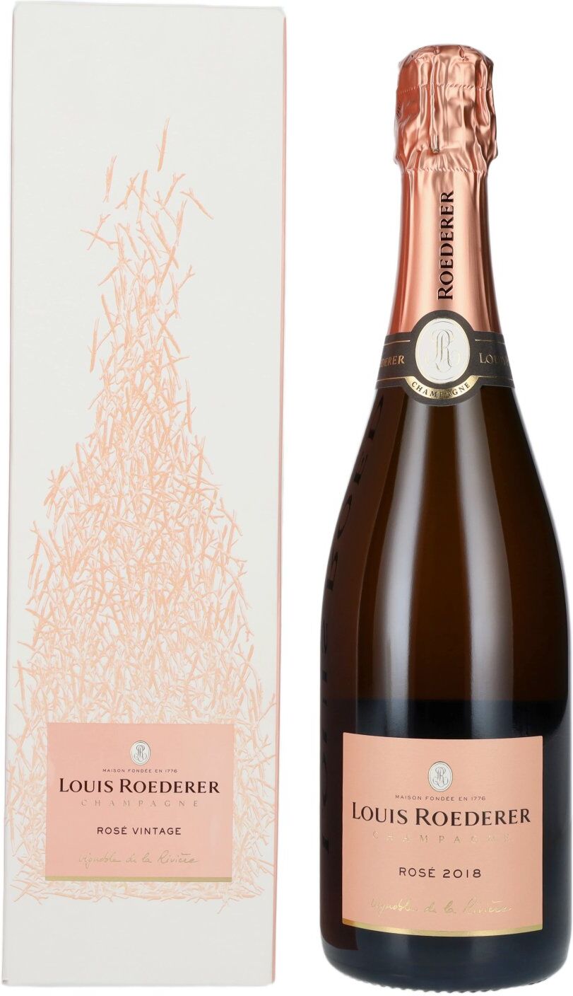 Louis Roederer Champagne ROSÉ Vintage 2018 12,5% Vol. 0,75l in Geschenkbox