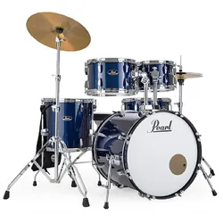 Pearl Roadshow 20" Royal Blue Metallic with Solar Cymbals - Schlagzeug
