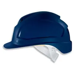 uvex pheos B Schutzhelm mit Lüftung - konvent. Innenausstattung - langer Schirm blau 51 cm - 61 cm - 9772520 - blau