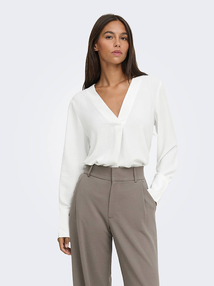 JDY Bluse "Lion" in Weiß - S