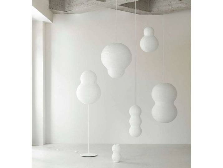 Parapluie Puff Twist blanc - Normann Copenhagen - Papier / carton