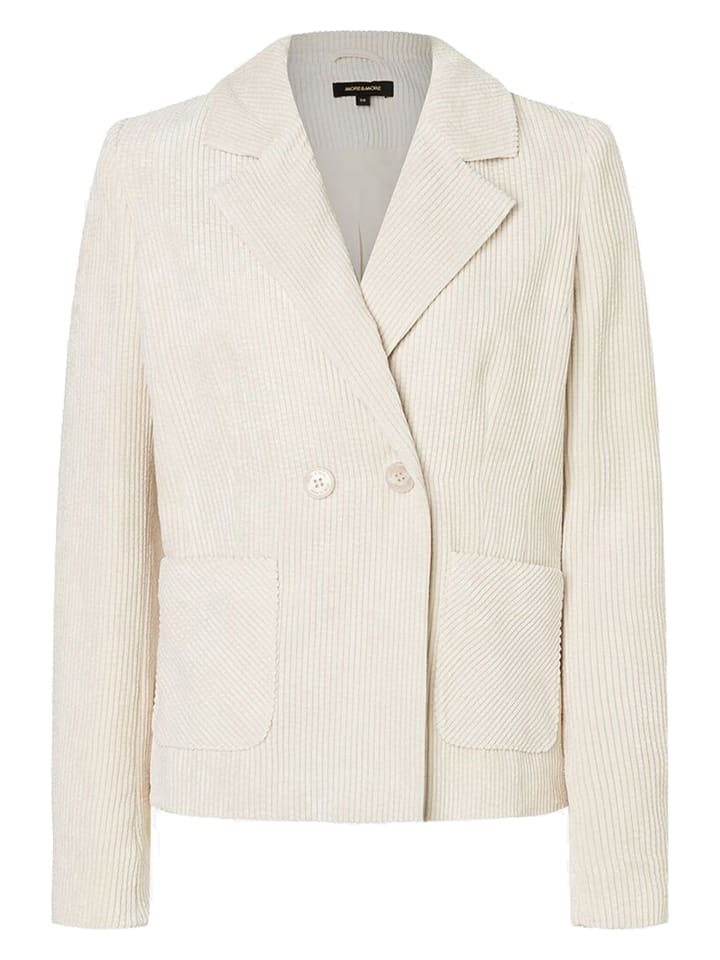 More & More Cordjacke in Beige - 46