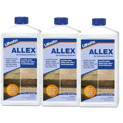 Lithofin ALLEX Grünbelagentferner - 3 x 1 Liter