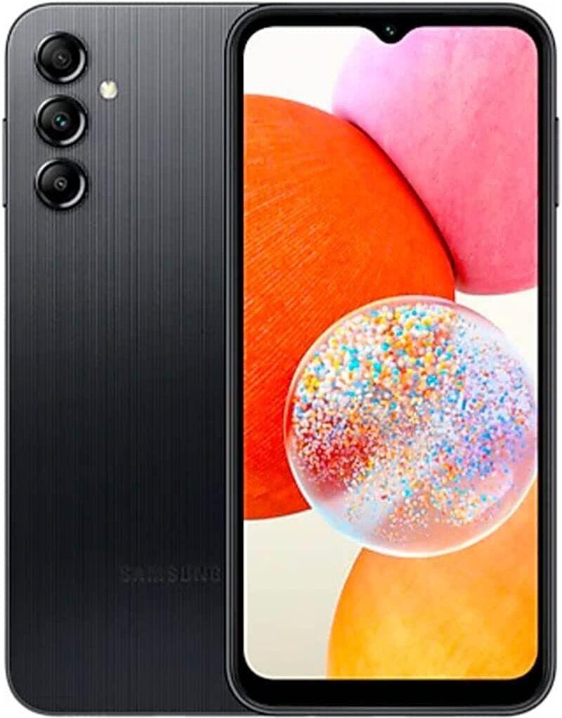 SAMSUNG Galaxy A14 4G - 128GB, 4GB RAM, Dual SIM, Black, Unlocked, New