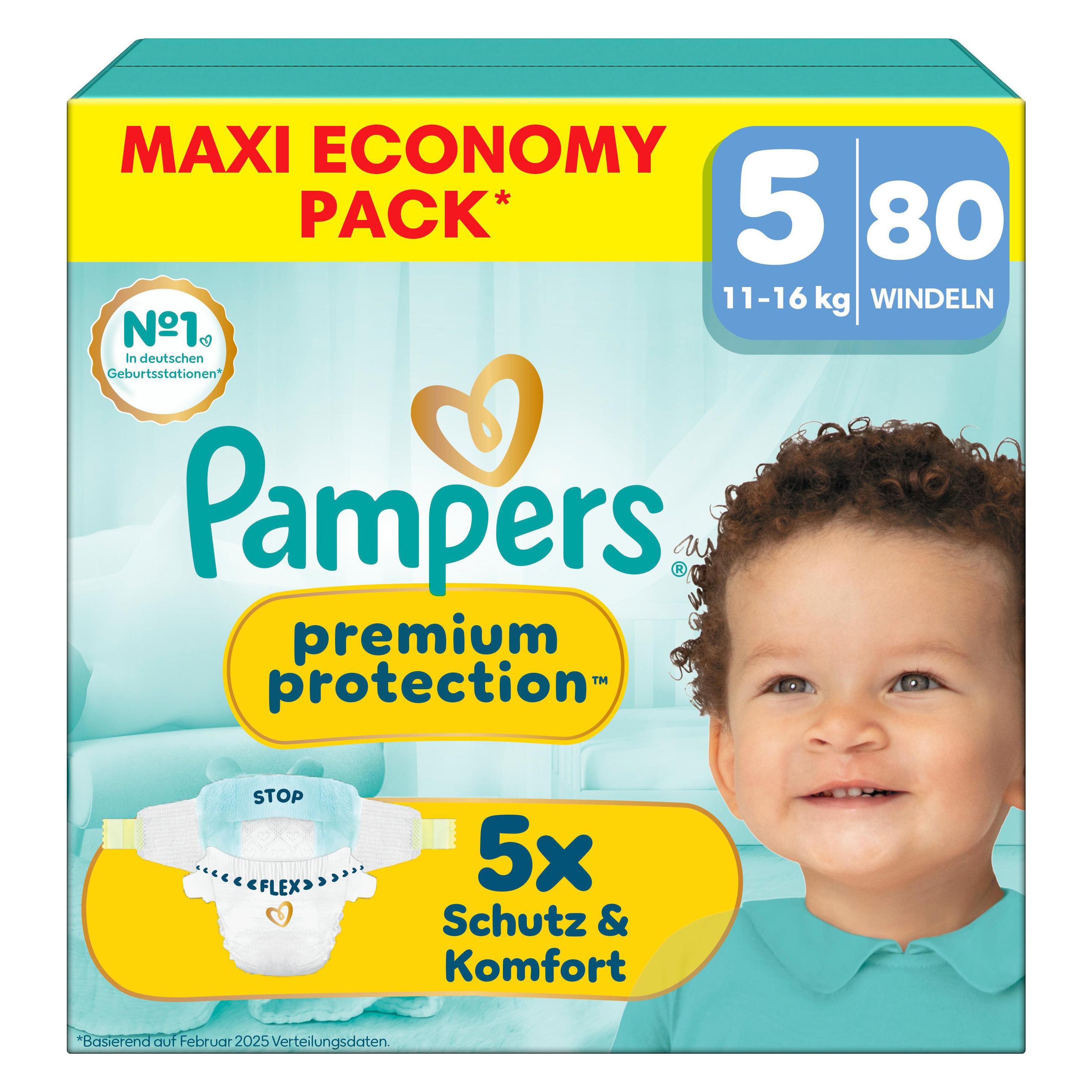 Pampers Premium Protection (Gr. 5, Tragepack, 80 Stk.) (66528658)