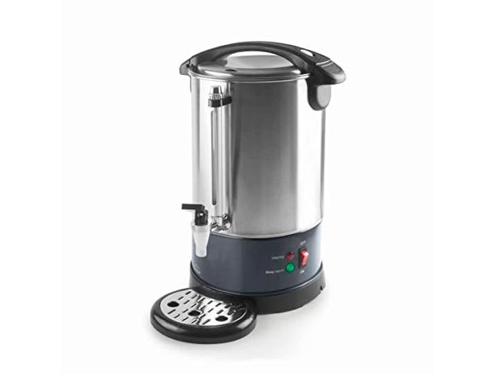 LACOR - 69481 - Kaffeemaschine, Kaffeetrickler, mit 2 unabhängigen Heizsystemen, Edelstahl, Inhalt 10 l, 1500W