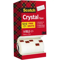 Scotch, Klebeband, Crystal Klebeband Vorteilspack (19 mm)