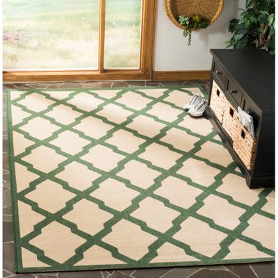 SAFAVIEH Linden Adamantini Trellis Indoor/ Outdoor Patio Backyard Rug