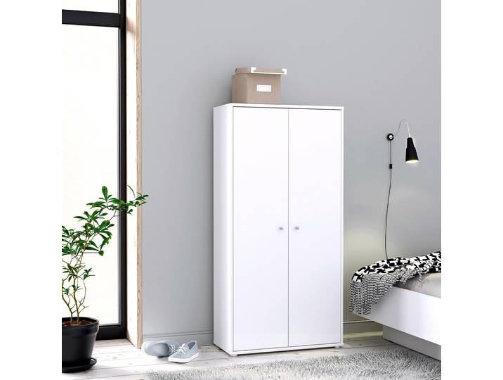 Armoire à dossiers 74 x 150cm Blanc/Blanc