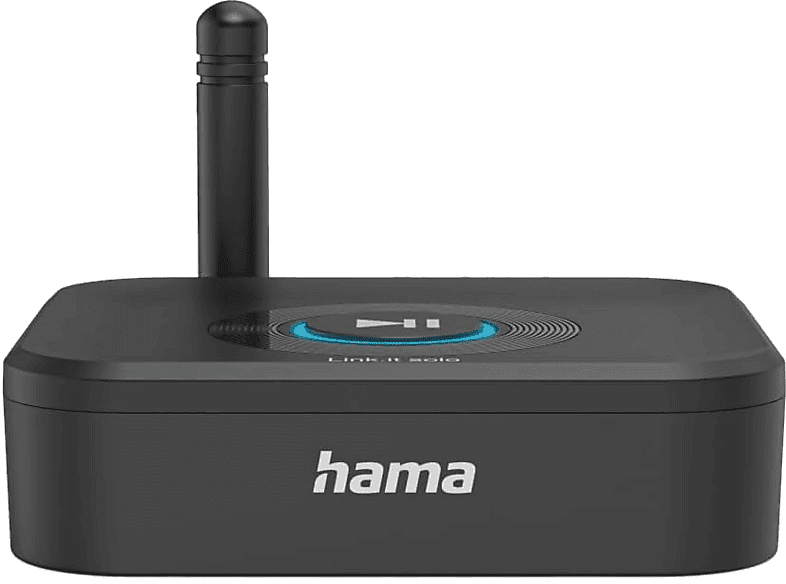 REACONDICIONADO Seminuevo Excelente Adaptador Bluetooth - Hama 00205321, Conector universal jack de 3,5 mm, Negro