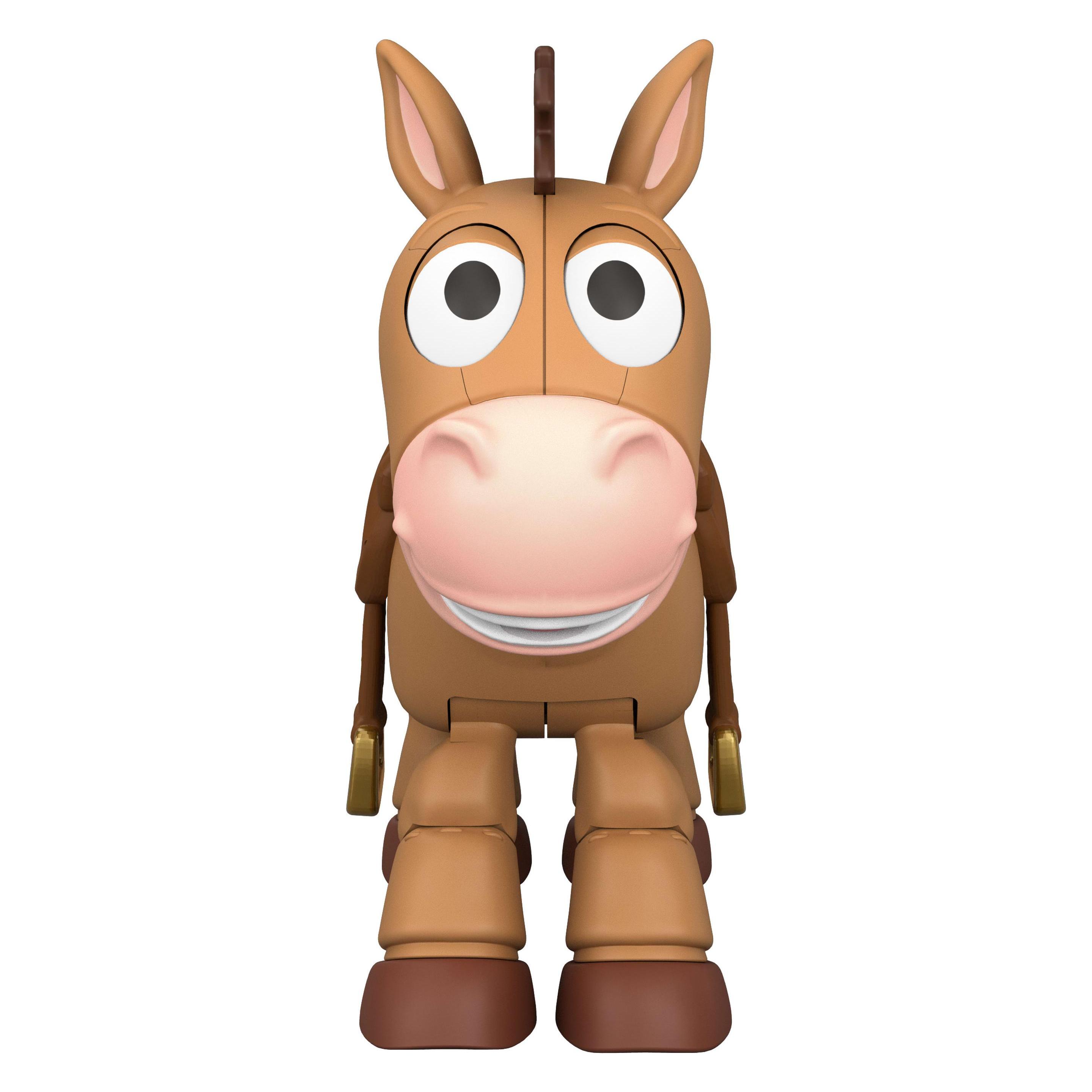 Mattel Disney Pixar Toy Story kleiner Begleiter Bully, posierende Pferdefigur mit Geräuschen (JKV48)