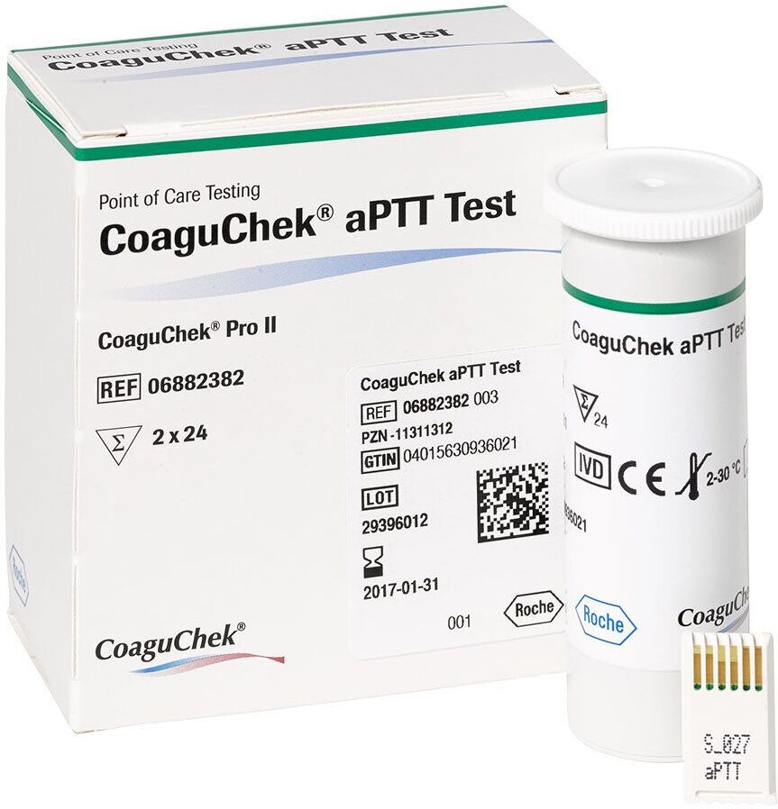 Coaguchek aPTT Test 2x24 St Teststreifen