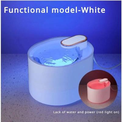 PetsAreLife 3L Automatic Cat Water Fountain Large Capacity Pet Water Dispenser With Dual Outlets 24 Hour Circulating Filtration white