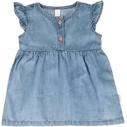 maximo Kleid mit Flügelarm Denimoptik, denim, 86