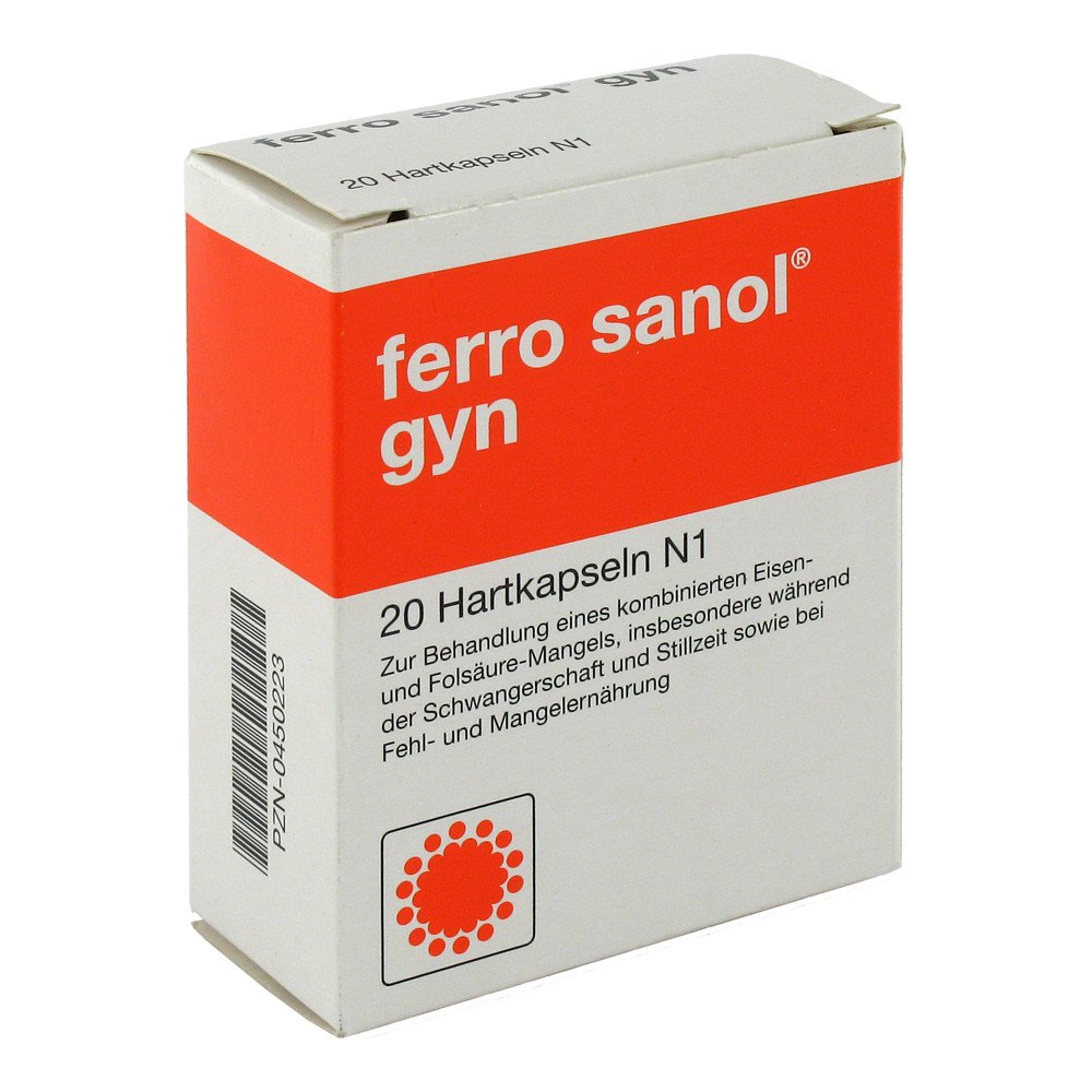 Teofarma s.r.l. Ferro Sanol gyn hartkapsel mit msr.überz.pellets 00450223