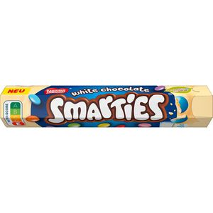 Nestle Schokobonbons Smarties Riesenrolle White, bunte Schokolinsen, 120g