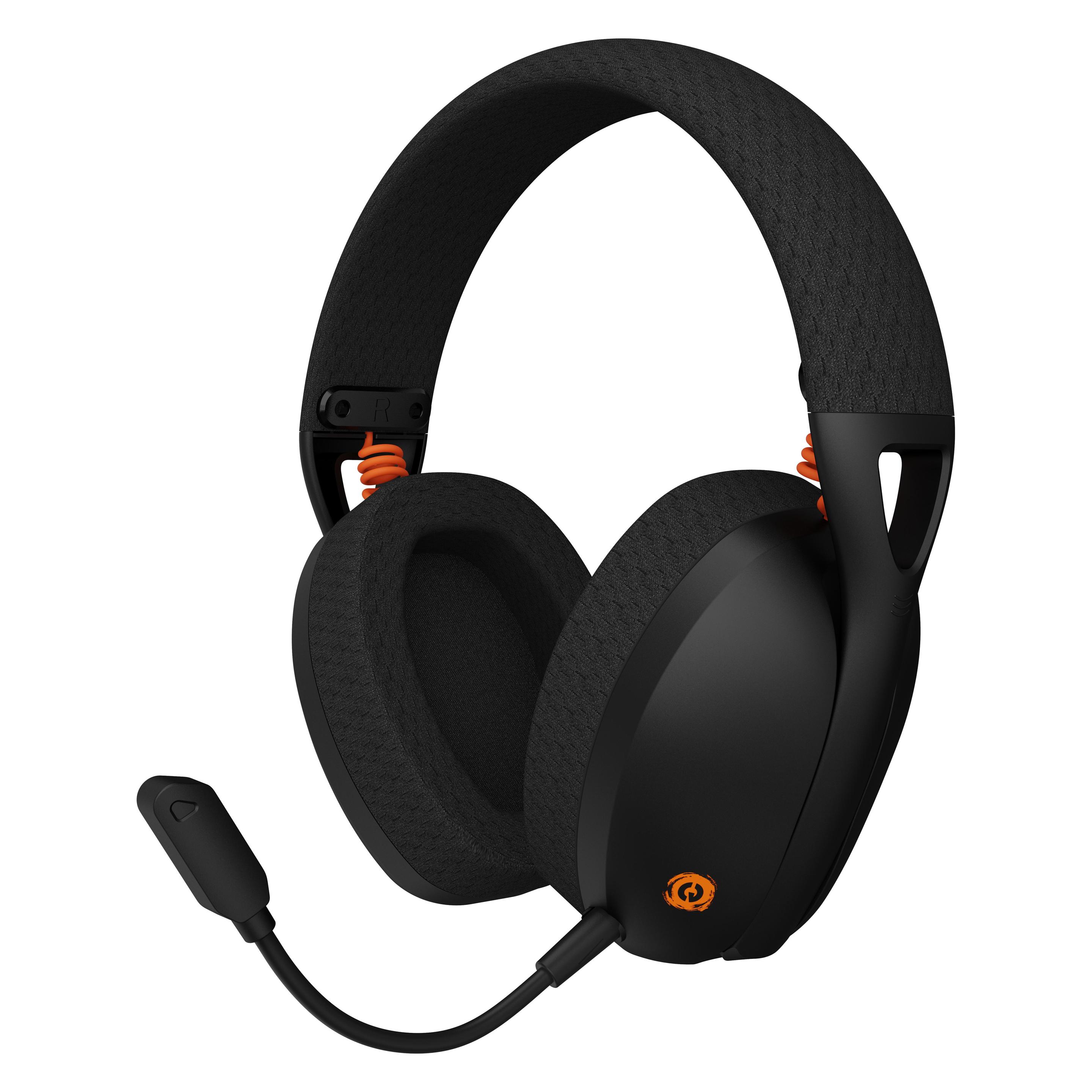 Canyon GH-13, Ego gaming headset, Bluetooth/Wireless/Wired, USB-C charging, 7.1 surround sound (Kabelgebunden, Kabellos) (CND-SGHS13B)
