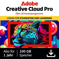 Adobe Creative Cloud Pro Education für Windows & Mac OS & Android & iOS