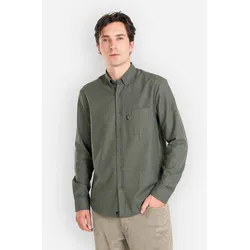 REELL Nordic Hemd dark olive Gr. S