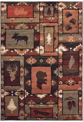 Style Haven Westley Nature's Silhouettes Rustic Area Rug